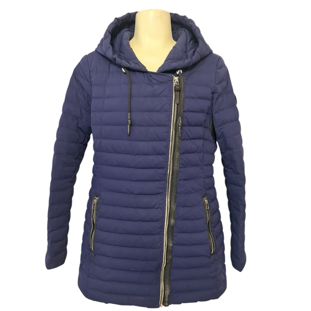 Rudsak Atelier noir Blue Down Coat - Size Medium